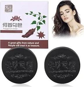 Polygonum Hair Darkening Shampoo Bar Soap